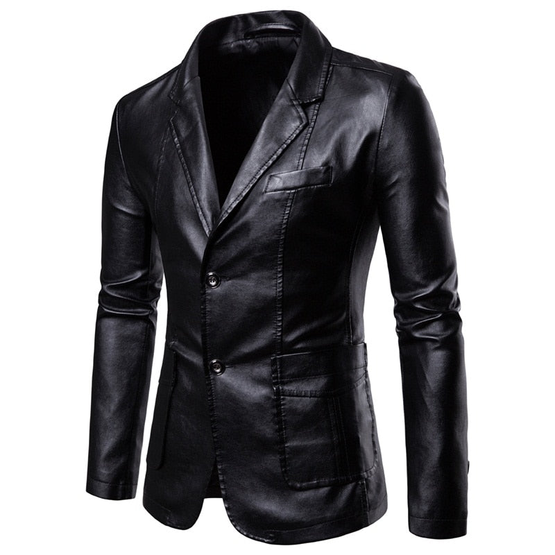 Blazer Couro Masculino