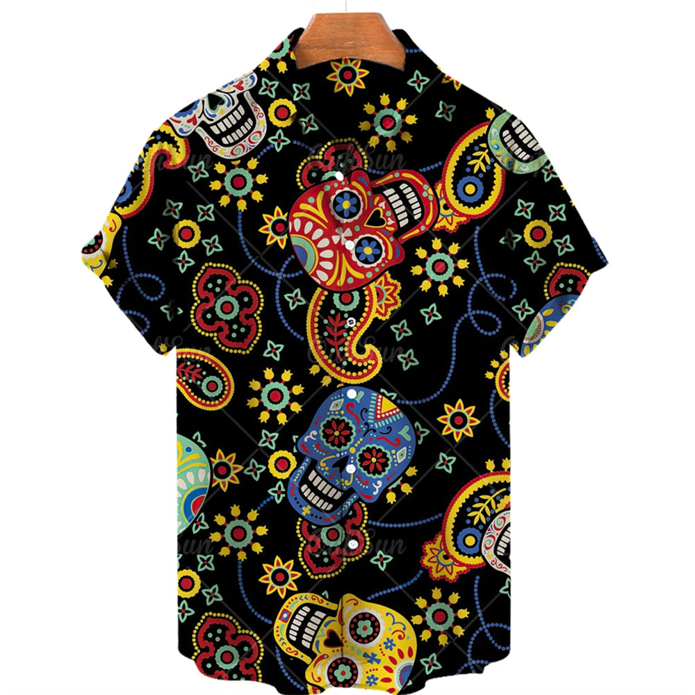 Camisa Caveira Masculina